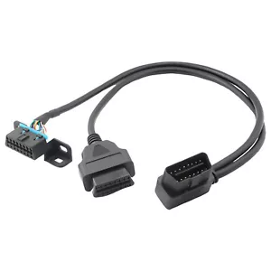 Underdash Mount OBD II Splitter Extension Y Cable J1962 for GPS Tracking Devices - Picture 1 of 8