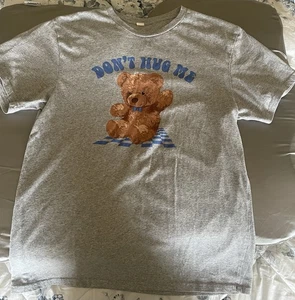 Don't Hug Me - Oso de peluche - Camiseta vintage grande - Imagen 1 de 2