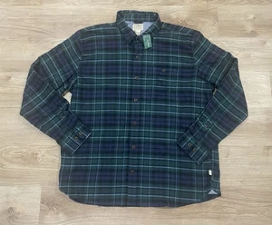 L.L. Camisa de Franela BeanFlex Para Hombre Grande Verde a Cuadros MacCallum Exterior NUEVA - Imagen 1 de 7
