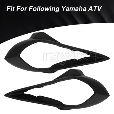 Par de cubiertas de embellecedor de faros para Yamaha Raptor 250 350 700 Wolverine 350 450 YFZ450 Foto 1 de 4