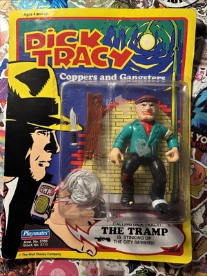 Vtg Playmates Dick Tracy Copper And Gangsters The Tramp Action Figure 1990 NIP - Image 1 of 2