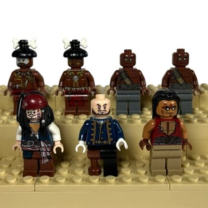 Lego Pirates Of The Caribbean Lot Cannibal Jack Sparrow Zombies Hector Barbossa - Picture 1 of 12