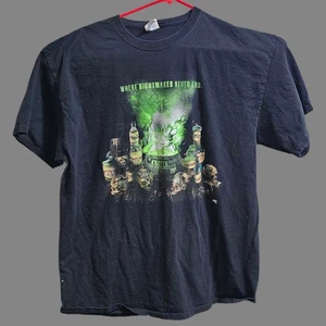 Knotts Scary Farm 2019 T-Shirt "Where Nightmares Never End" XL Halloween - Bild 1 von 7