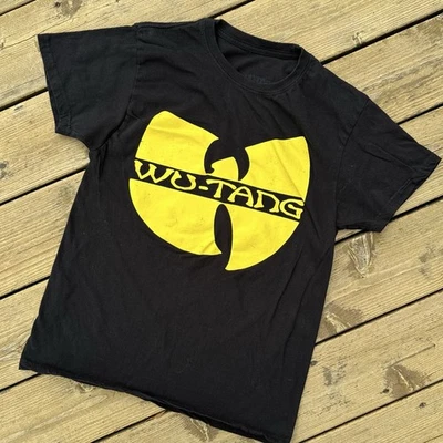 Wu Tang Clan Logo T Shirt Size M Black Rap Hip Hop RZA Ol Dirty Bastard - Image 1 of 4
