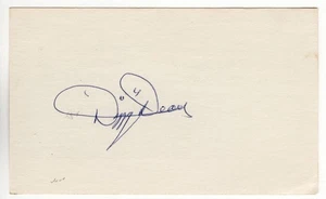 Dizzy Dean Signed Autographed 3X5 Index Card Cardinals Cubs HOFer JSA ZZ48088 - Picture 1 of 3