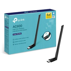 TP-Link AC600 High Gain USB Wi-Fi Dongle, Dual Band Wi-Fi Adapter with 5dBi Ante - Afbeelding 1 van 6