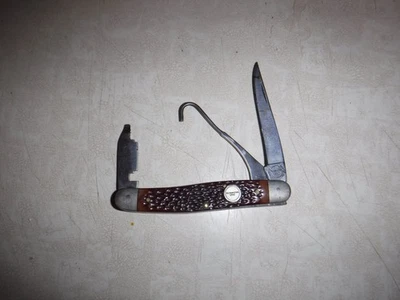 NAVAJA DE BOLSILLO REMINGTON R-1 UPLAND BIRD CON GANCHO HECHA EN EE. UU. L@@K Foto 1 de 4