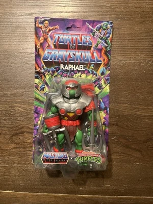 Figura de acción 2023 Mattel Turtles of Grayskull TMNT MOTU RAPHAEL #2 Foto 1 de 4