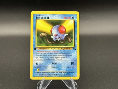 Tentacool - 1st Edition - 56/62 Fossil - Pokémon TCG - 1999 - Image 1 of 2