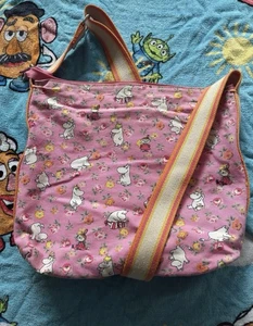 Cath Kidston X Moomin Pink Crossbody Messenger Canvas Bag - Picture 1 of 3