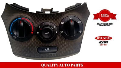 Hyundai Accent 2012-2014 aire acondicionado calefacción temperatura control climático Foto 1 de 3