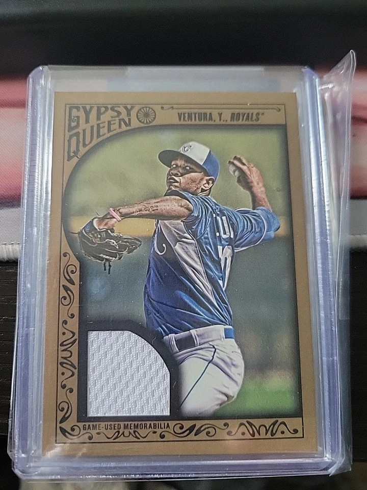 2015 Topps Gypsy Queen Relics Gold 21/25 Yordano Ventura #GQR-YV Royals - Image 1 of 2