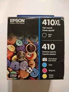 Epson 410XL Negro 410 Color y Foto Negro T410XL-BCS Exp 2/2025 Caja Sellada - Imagen 1 de 2