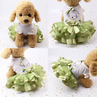 Fashion Printed Pet Dog Cute Princess Lace Bow Skirt Clothes Puppy Tutu Dress↷