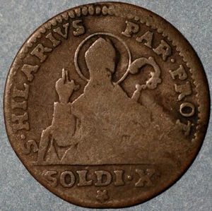 1791 Italian States 10 Soldi Ferdinand I Duchy of Parma and Piacenza C# 6 - Picture 1 of 2