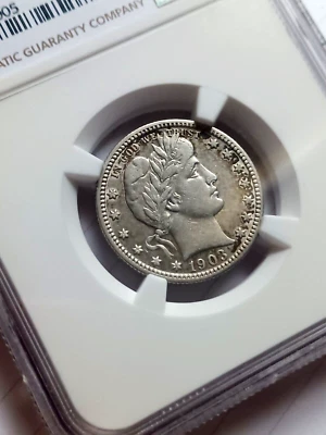 1903 S BARBER QUARTER NGC VF35 - Image 1 of 4
