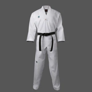 Mooto CHALLENGER DAN Taekwondo Gi Uniform White Neck WT Dobok TKD Martial Arts - Picture 1 of 6