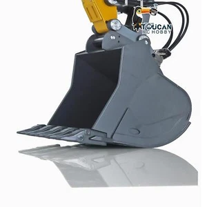 Kabolite Metal Bucket for 1/14 RC Hydraulic Excavator Digger K970 100S PRO Model - Picture 1 of 6