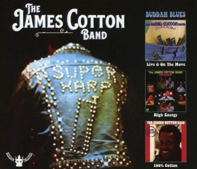 James Cotton Band Buddah Blues-Live & On The Move/High Energy/100% 3-CD NEW  - Image 1 of 4