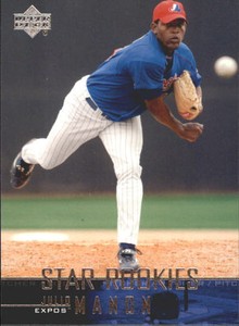 2004 Upper Deck Montreal Expos Baseball Card #22 Julio Manon SR