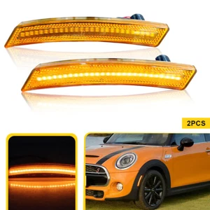 Side Fender Marker Light Lamp Front Amber Left & Right for Mini Cooper 2007-2016 - Picture 1 of 11