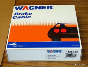 NEW Wagner F108090 REAR Parking Brake Cable - Imagen 1 de 3