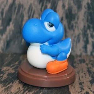 CHOCO EGG SUPER MARIO Wii U Balloon Baby Yoshi Blue Mini Figure NINTENDO Furuta - Picture 1 of 5