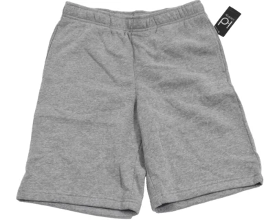 Ideology Mens Bermuda Shorts New S Solid Gray Fleece Performance - Image 1 of 4
