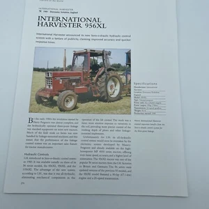 1981 International Harvester 956XL Tractor Frameable Article Pics Specs Display - Picture 1 of 1