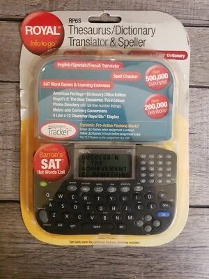 New Royal RP6S Thesaurus/Dictionary Translator Speller SAT ACT PSAT Practice  - Image 1 of 4