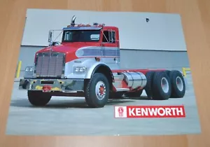 1993 Kenworth T800 Russian Edition Truck Brochure Prospekt - Picture 1 of 2
