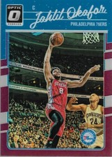 Jahlil Okafor Donruss Optic 16-17 #2 Purple Prizm Philadelphia 76ers Brooklyn 
