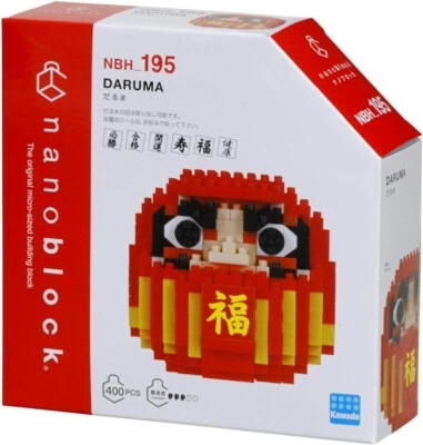 Kawada Nanoblock NBH_195 Daruma 400pcs From Japan - Image 1 of 3