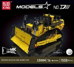 Mould King 15084 Movable Electric Power Bulldozer Building Blocks Set 1508+ pcs - Picture 1 of 10