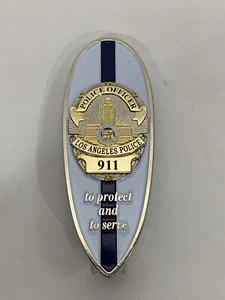 LAPD Los Angles Police Department Surfboard Pistol Challenge Coin - Picture 1 of 6