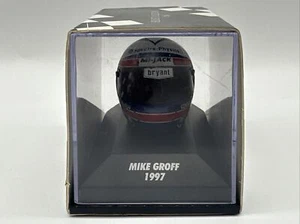 1997 Paul's Art - Minichamps 1:8 Scale Indy Car Mike Groff Helmet - Preowned - Picture 1 of 11