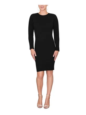 Vestido Suéter Pullover RACHEL RACHEL ROY Para Mujer Negro Corte Espalda S Foto 1 de 4