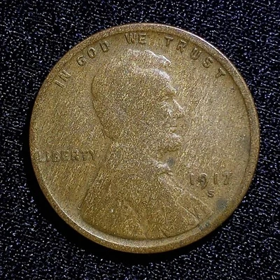 ☆WOODY OBV/REV☆ 1917S 林肯小麦美分不当合金混合  — 第 1/4 张图片