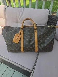 Louis Vuitton Boston Keepall Duffle Bag 45 With Tag, Lock, Buckle - Picture 1 of 17