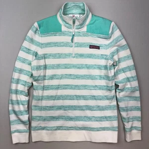 Vineyard Vines Pullover Damen Small Shep Shirt Quarter Zip Pullover Preppy Mock - Bild 1 von 8