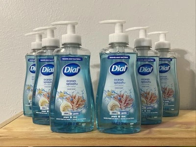 Esfera de 6 botellas ~ jabón líquido hidratante Ocean Splash 7,5 fl oz (221 ml) Foto 1 de 3