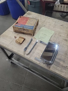  New Yankee 1400 West Coast JR Stainless Mirror Vintage Chevy Ford Dodge Truck  - Bild 1 von 13