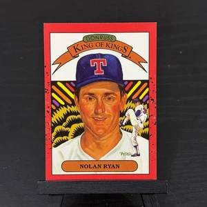 1990 Donruss - Nolan Ryan #665 King of Kings Front & Back - Picture 1 of 3