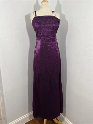 Vestido formal Jump para mujer 3 a 4 púrpura imperio capricho vampiro hada Y2K años 90 Foto 1 de 4