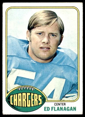 1976 TOPPS. ED FLANAGAN . SAN DIEGO CHARGERS #157 - Image 1 of 2