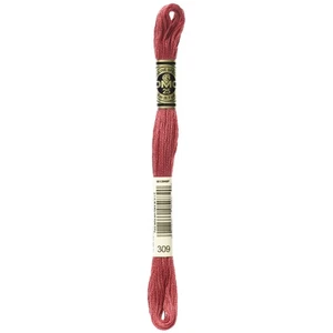 DMC 6-Strand Embroidery Cotton 8.7yd-Dark Rose - 12 Pack - Picture 1 of 1