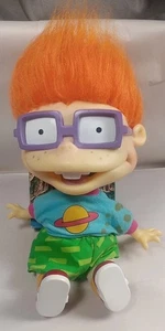 Nickelodeon 1993 Vintage Rugrats Chuckie Puppe 9 Zoll selten - Bild 1 von 13