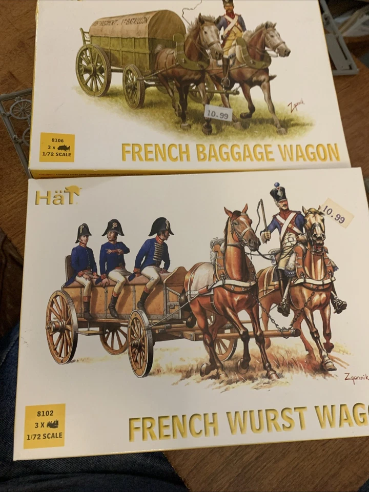 HaT 1/72 Napoleonic French Baggage Wagon # 8106