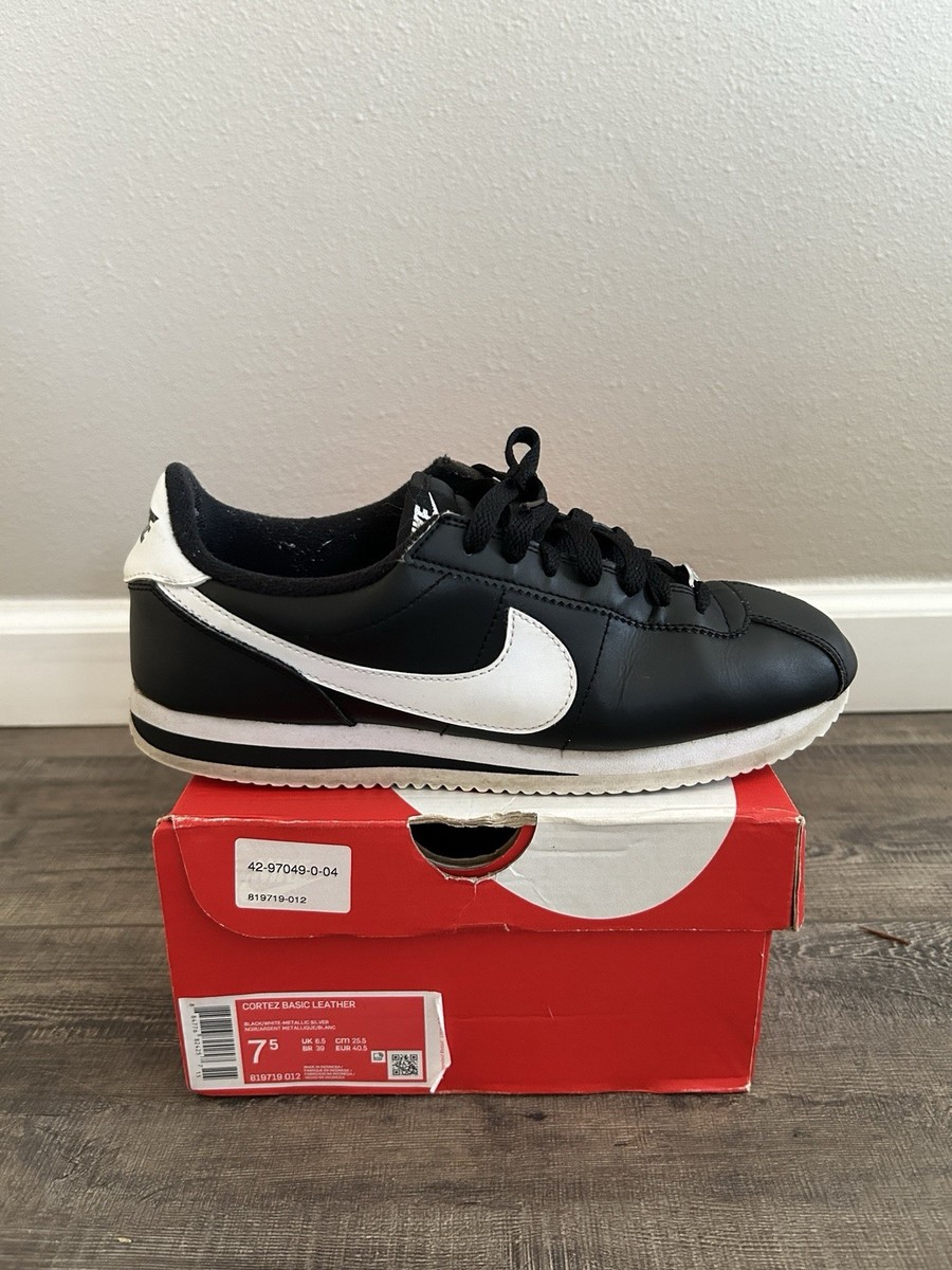 Las mejores ofertas en Nike Cortez Basic Leather White Black | eBay