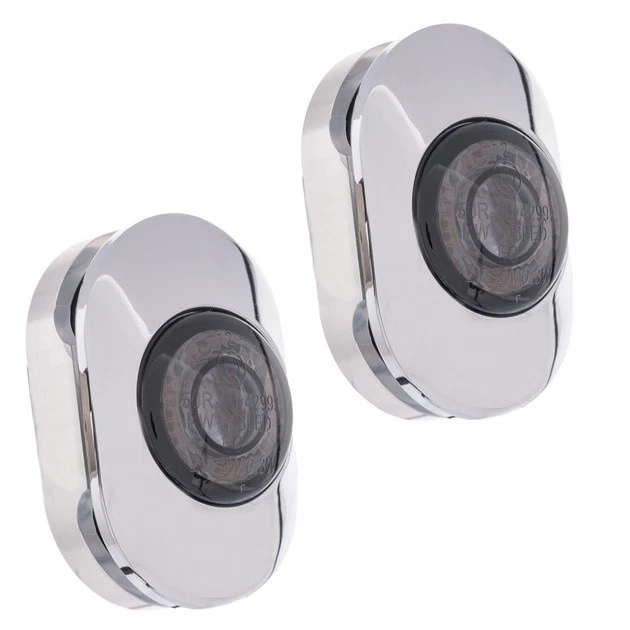 Kodlin 3 en 1 elegantes señales de giro cromadas Harley Davidson Street Glide/Road Glide Foto 1 de 1